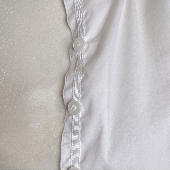 Per Se Button-Up Cap Sleeve Blouse - Picture 4 of 7